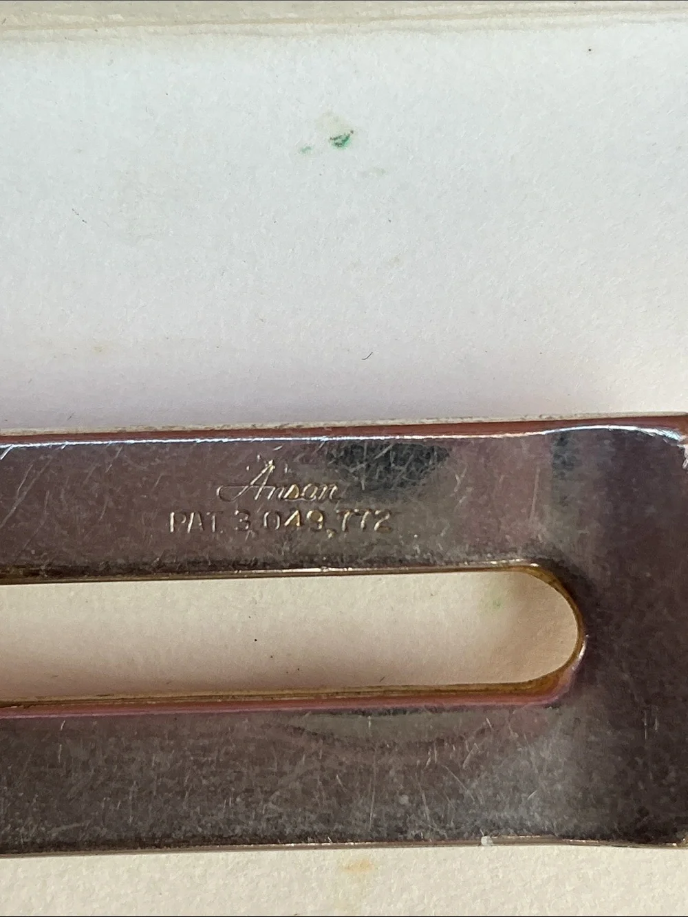 Vintage-Style Anson Silver and Gold $100 Bill Money Clip